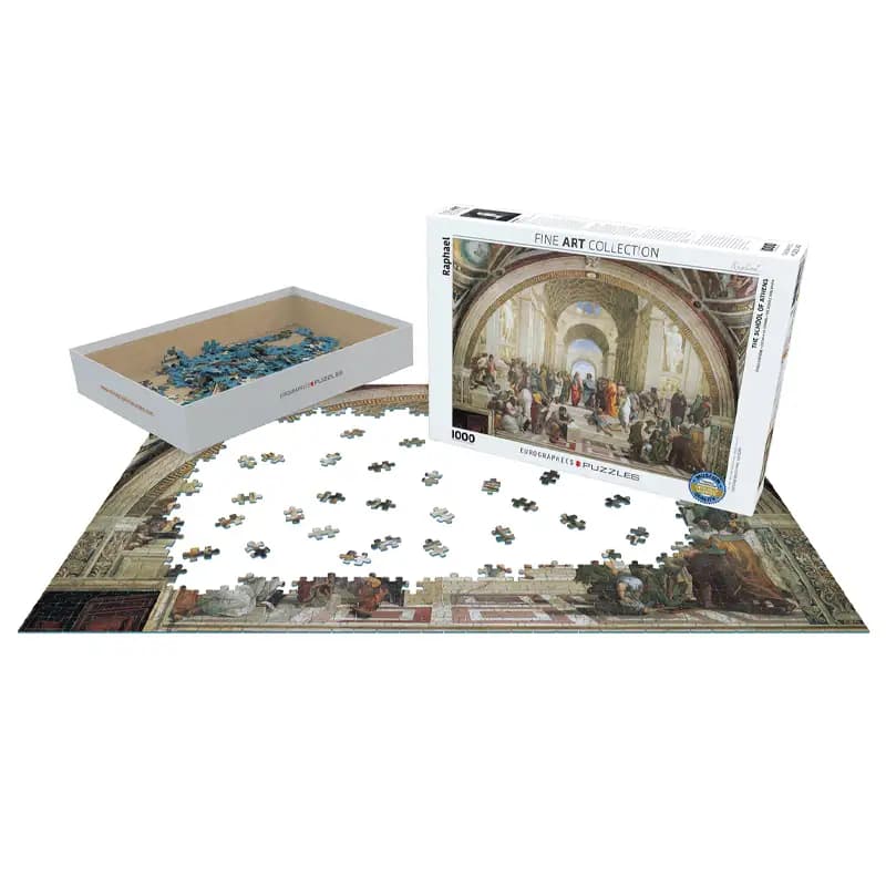 پازل 1000 تکه یوروگرافیک طرح School of Athens کد 6000-4141 — تصویر ۲