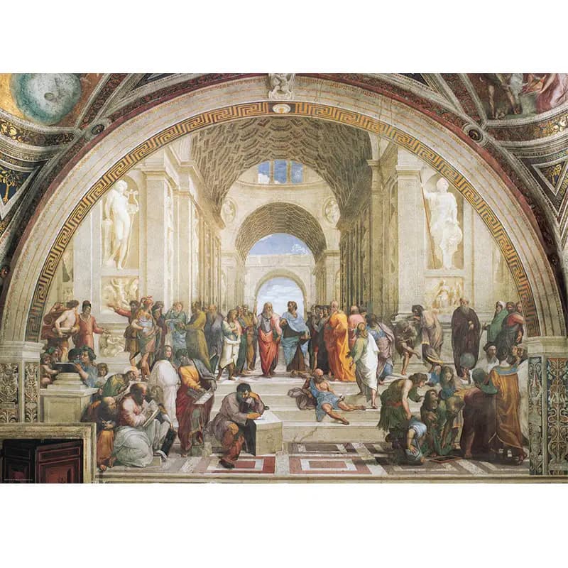پازل 1000 تکه یوروگرافیک طرح School of Athens کد 6000-4141 — تصویر ۳