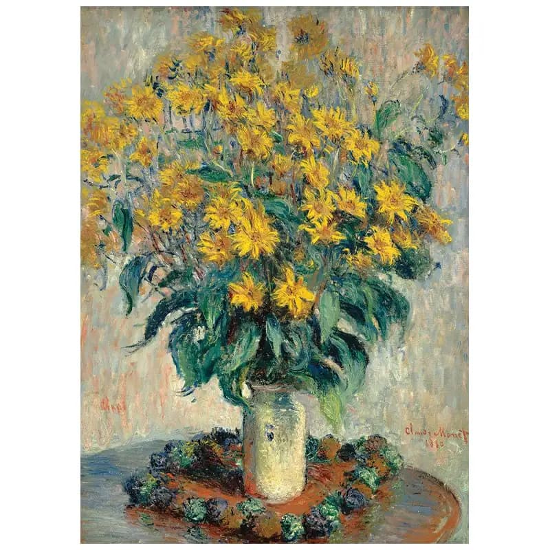 پازل 1000 تکه یوروگرافیک طرح Jerusalem Artichoke flowers کد 6000-0319 — تصویر ۳