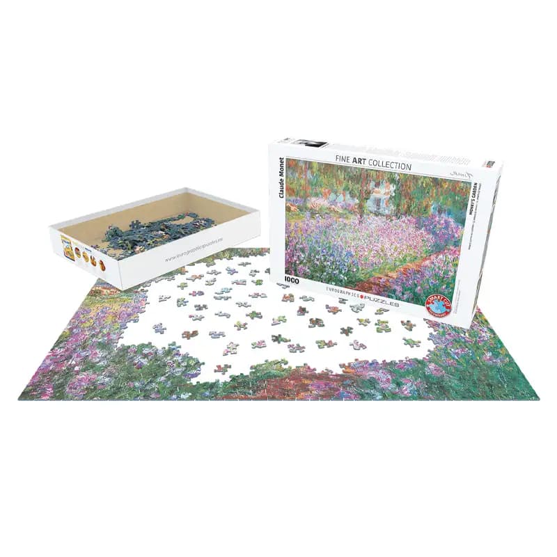 پازل 1000 تکه یوروگرافیک طرح MONET’S GARDEN کد 6000-4908 — تصویر ۲