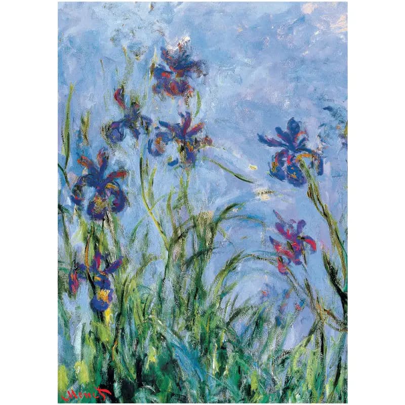 پازل 1000 تکه یوروگرافیک طرح IRISES کد 6000-2034 — تصویر ۲