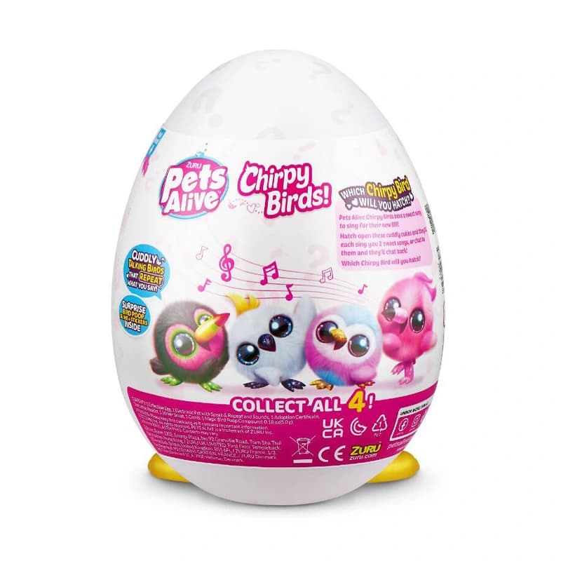عروسک سورپرایزی سخنگو جوجه Pets Alive مدل Chirpy Birds کد 9537 — تصویر ۲