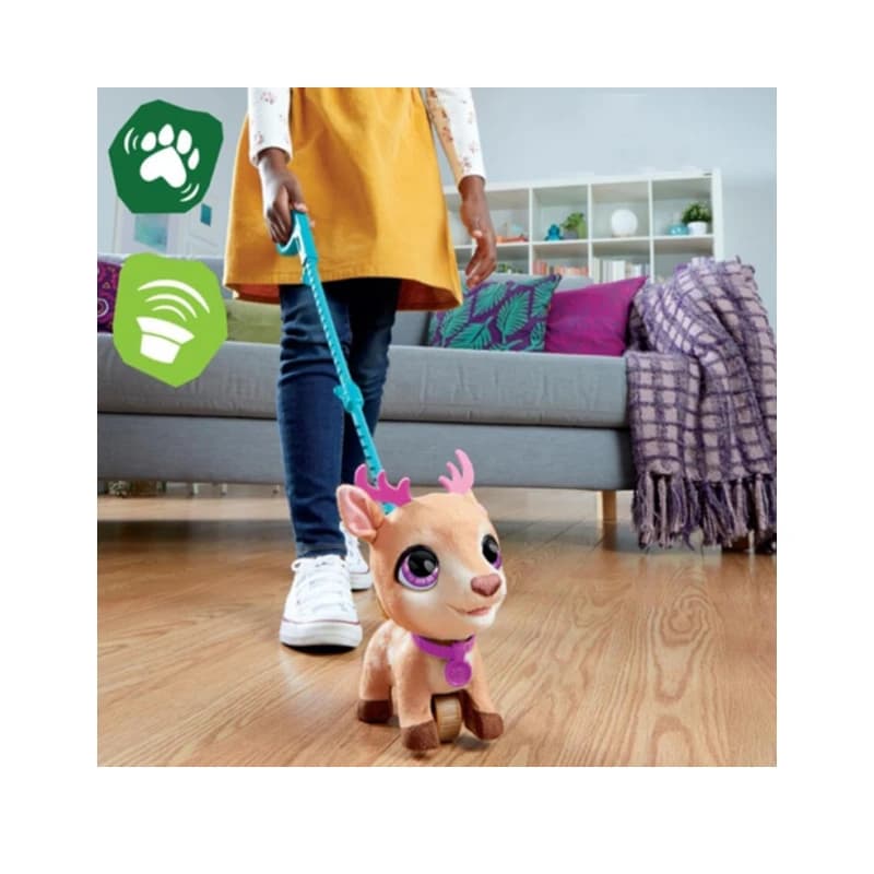 عروسک رباتیک پولیشی مدل گوزن FurReal Walkalots برند Hasbro — تصویر ۳