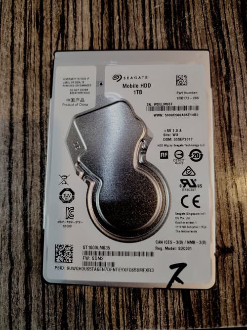 هارد دیسک 2.5 اینچی لپ تاپی SEAGATE حافظه 1TB