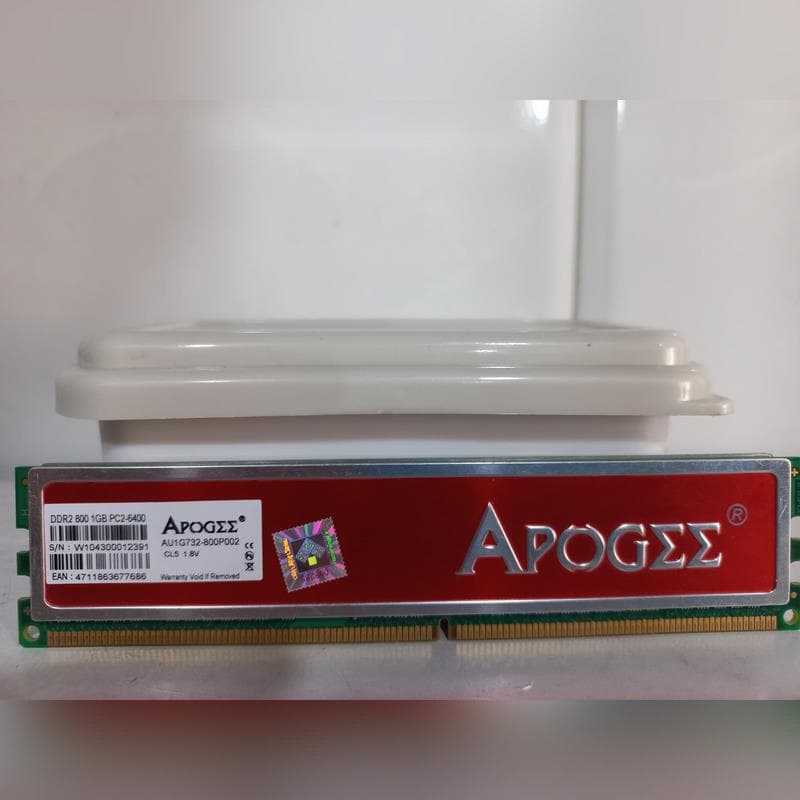 رم 1 گیگ Apogee DDR2 باس 800(استوک) — تصویر ۳