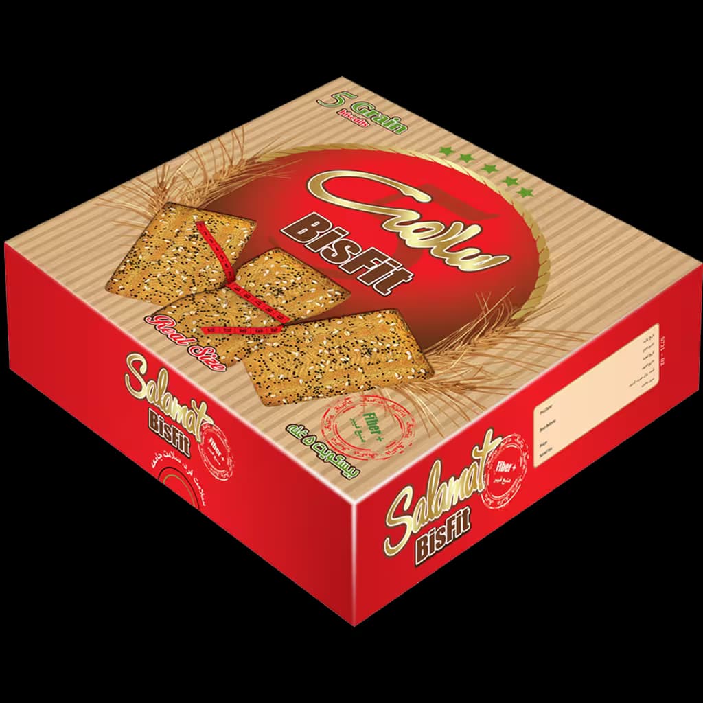بیسکویت پنج غله پذیرایی 800 گرم (BisFit)