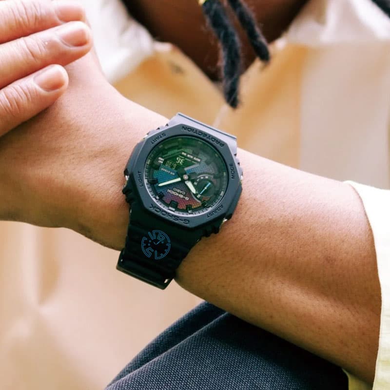 ساعت مردانه کاسیو جیشاک مدل CASIO GA-2100RW-1ADR — تصویر ۳