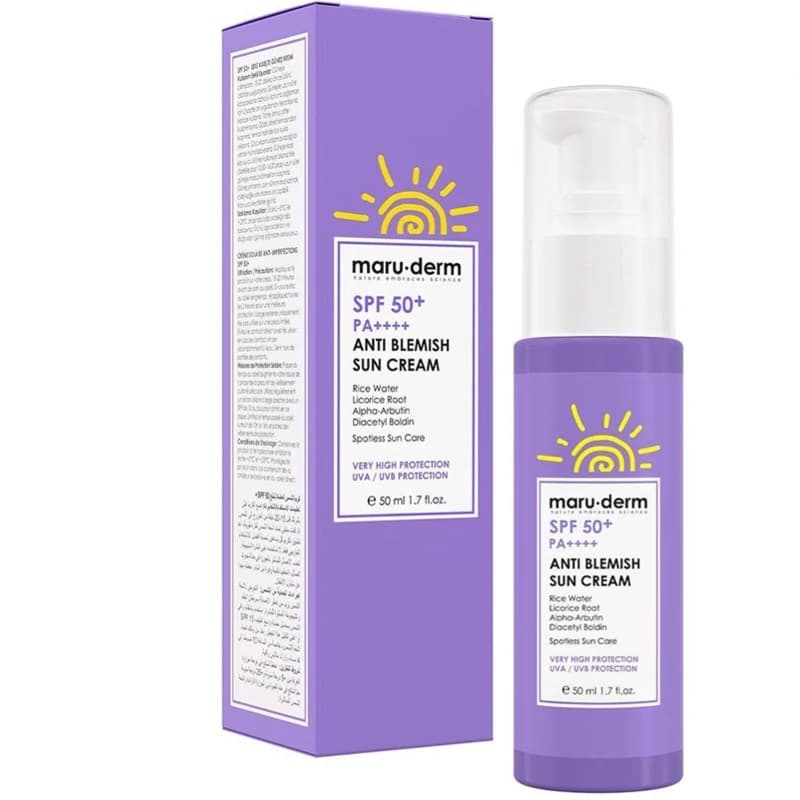 کرم ضد آفتاب SPF 50+ ضد جوش و ضد لک مارودرم 50 میل