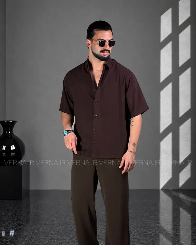 پیراهن مردانه پری تک سایز RR5297 — تصویر ۲