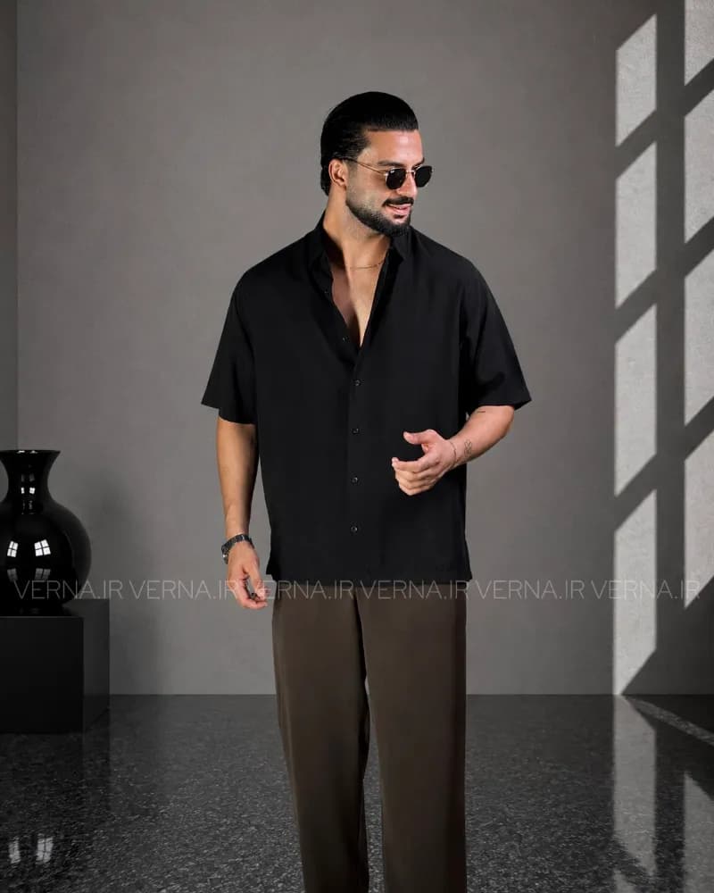 پیراهن مردانه پری تک سایز RR5297 — تصویر ۳