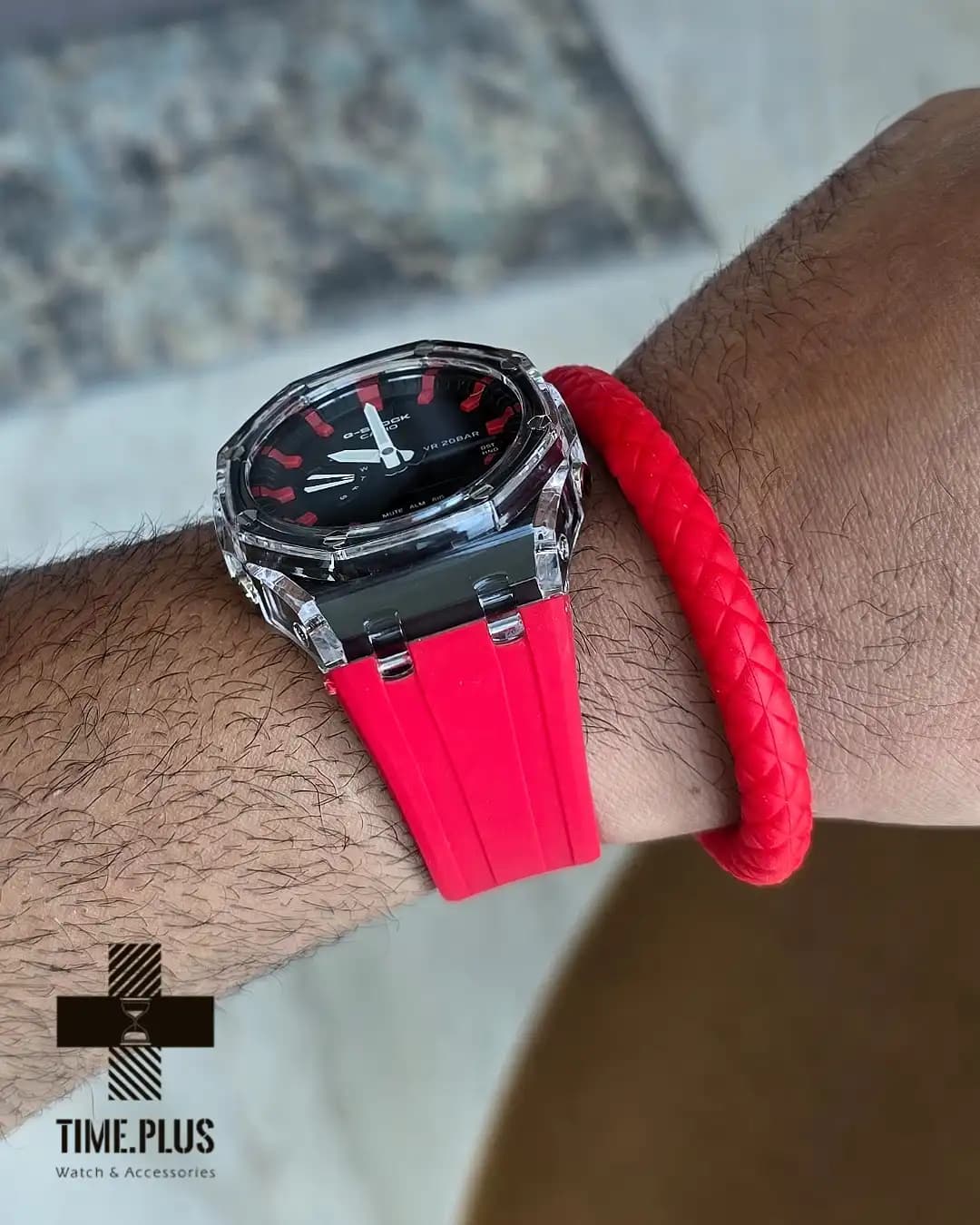 ساعت کاسیو جی‌شاک GA-2100Ap قاب شیشه ای — تصویر ۵