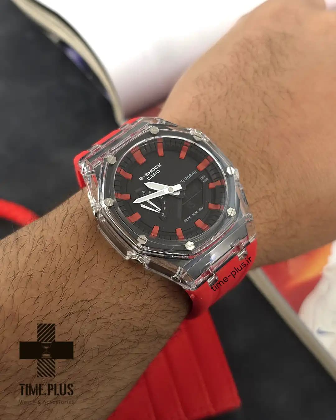 ساعت کاسیو جی‌شاک GA-2100Ap قاب شیشه ای — تصویر ۳