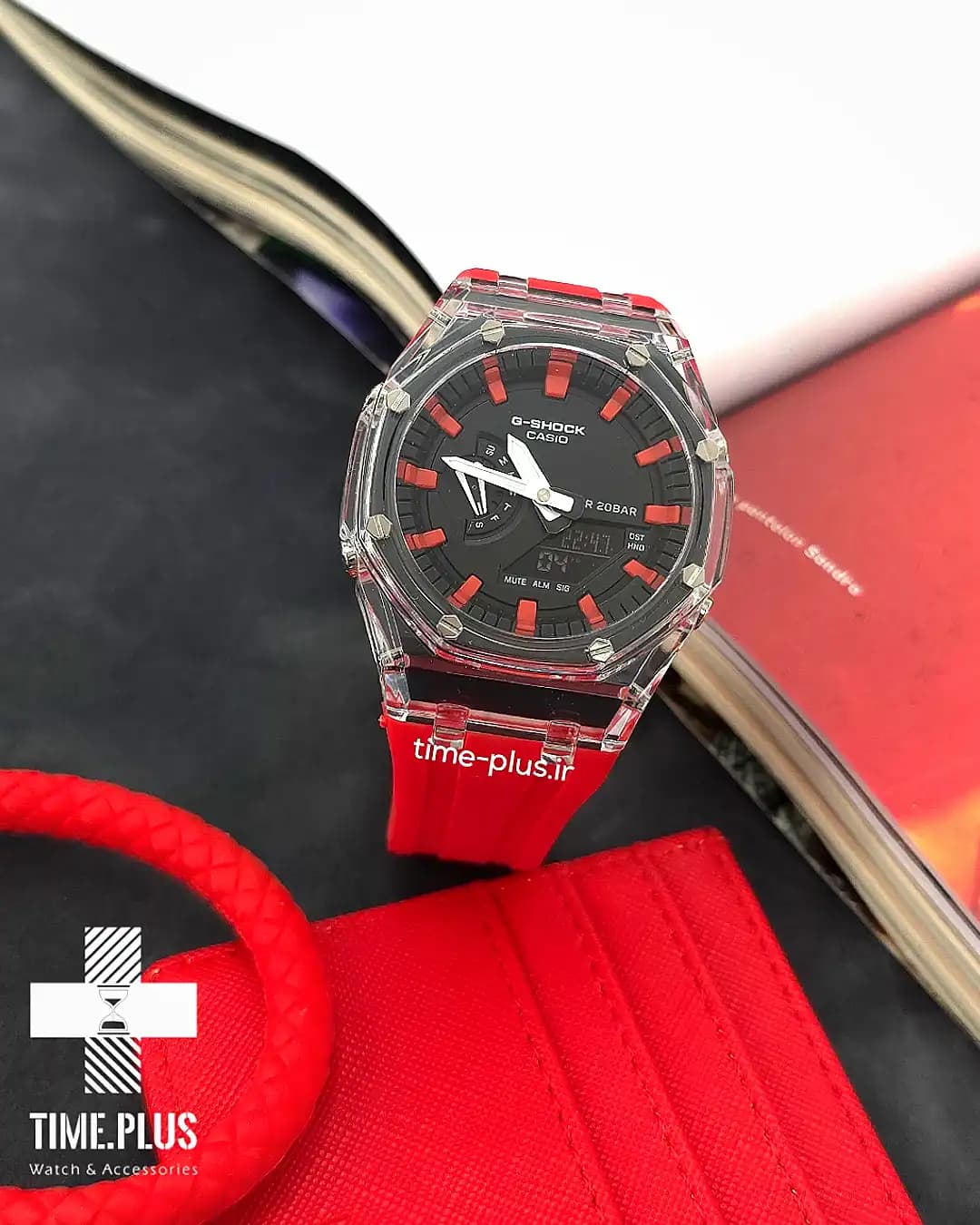 ساعت کاسیو جی‌شاک GA-2100Ap قاب شیشه ای — تصویر ۶