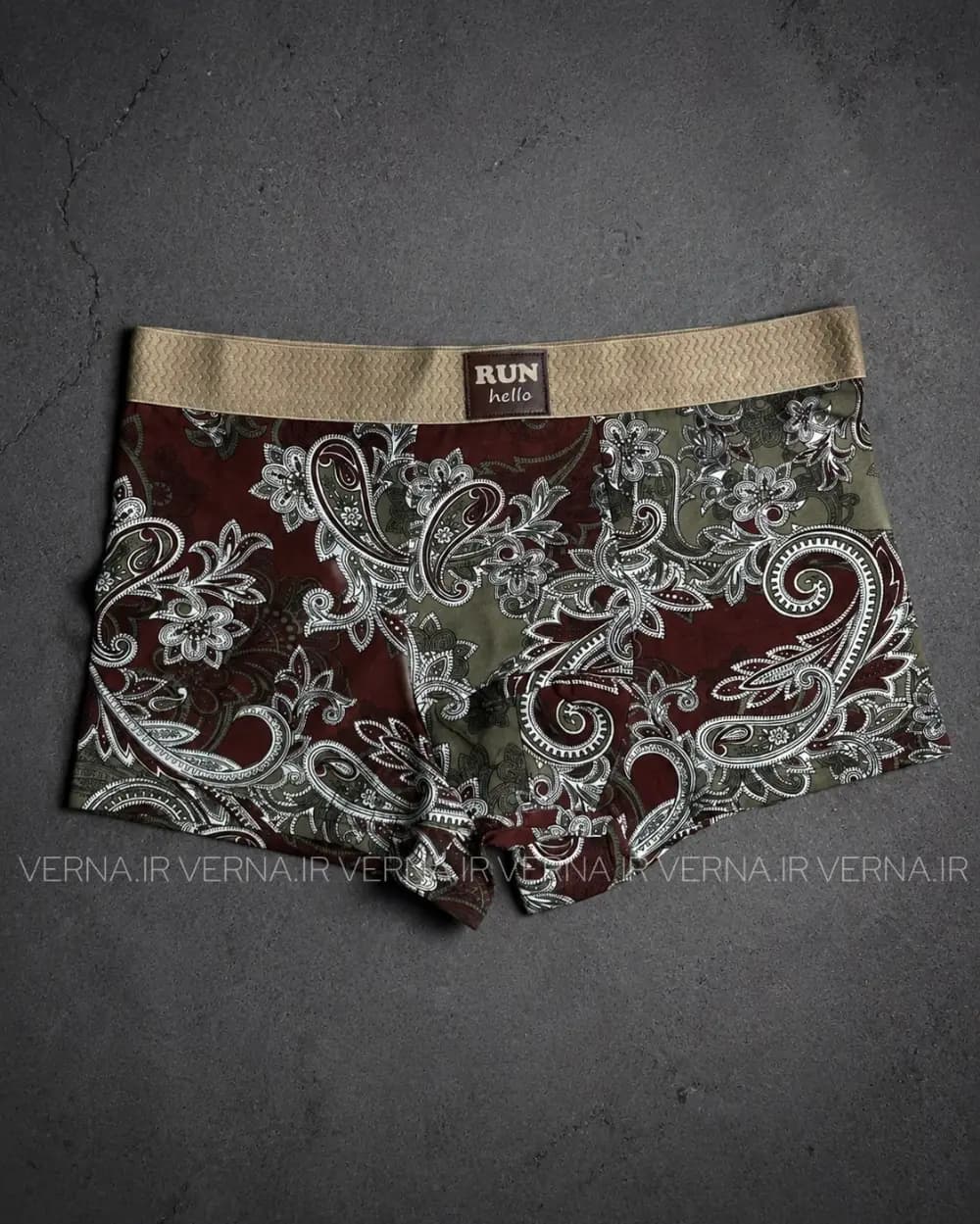 شورت طرح دار BOXER-RUN — تصویر ۴
