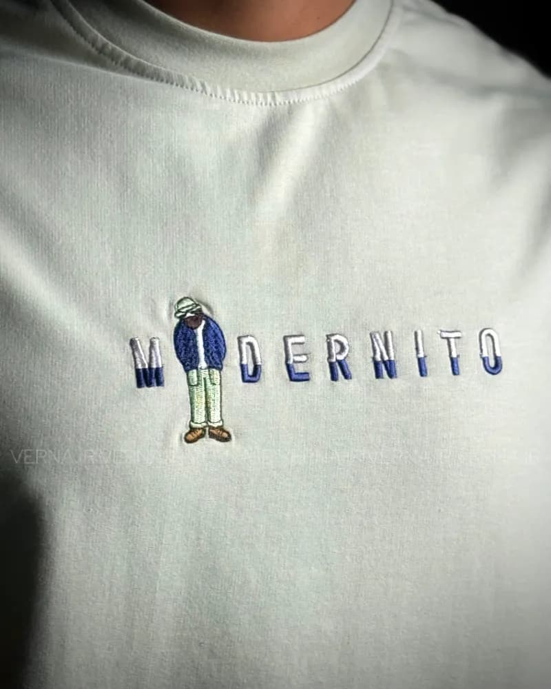 تیشرت مردانه تک سایز گلدوزی MODERNITO — تصویر ۷