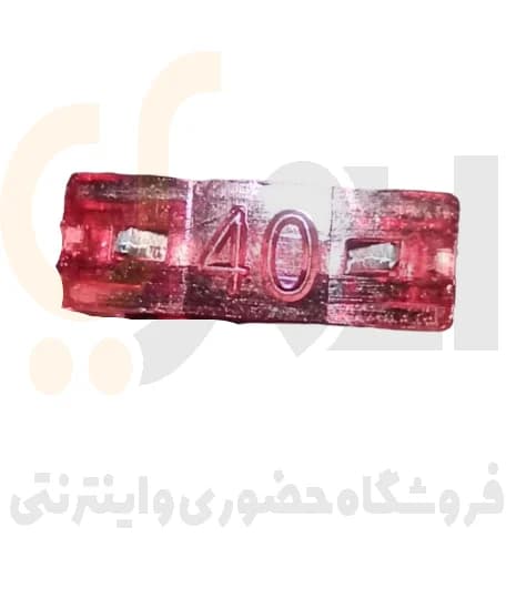 فیوز 2 شاخ (بغل اتصال) 40 آمپر کوچک قهوه ای پلاستیکی هیوندایی — تصویر ۳