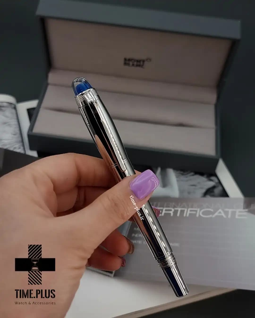 خودکار مون بلان مدل استار واکر Metal Blue — تصویر ۲