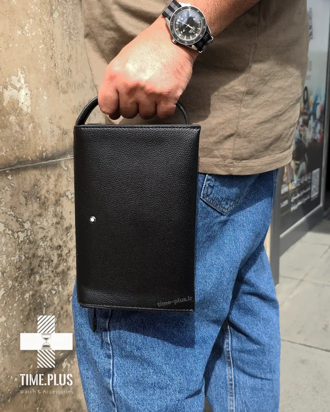 کیف چرم مدارکی Montblanc — تصویر ۴