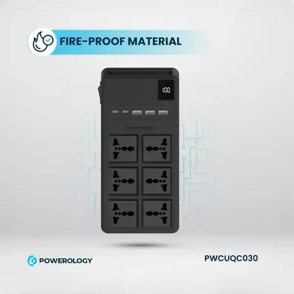 چندراهی برق 2500 وات به همراه کابل جمع شونده پاورولوژی 6AC PWCUQC030 — تصویر ۸