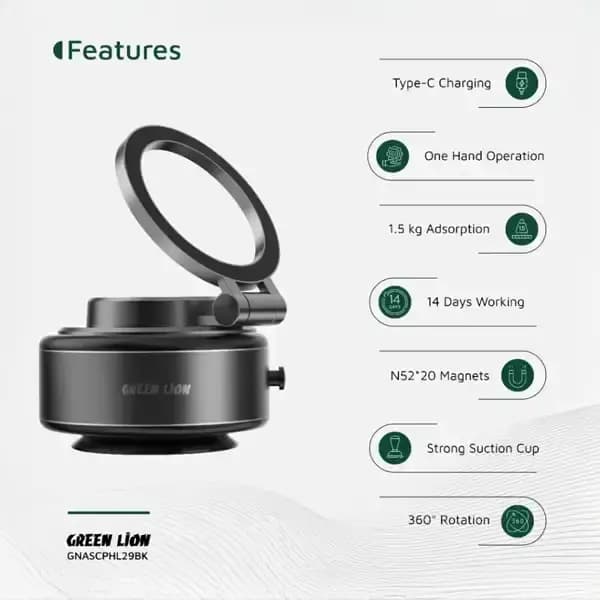 هولدر وکیومی برقی گرین لاین GX-29 GNASCPHL29BK — تصویر ۳