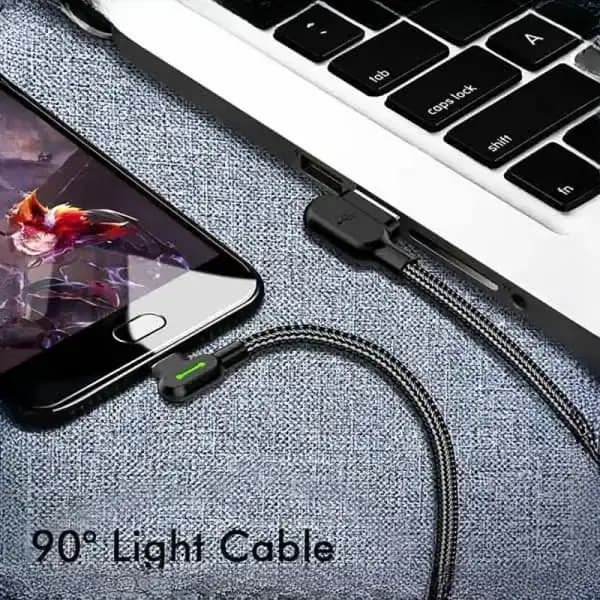 کابل شارژ تایپ سی 90 درجه 1.8 متر مک دودو CA-5282 — تصویر ۲