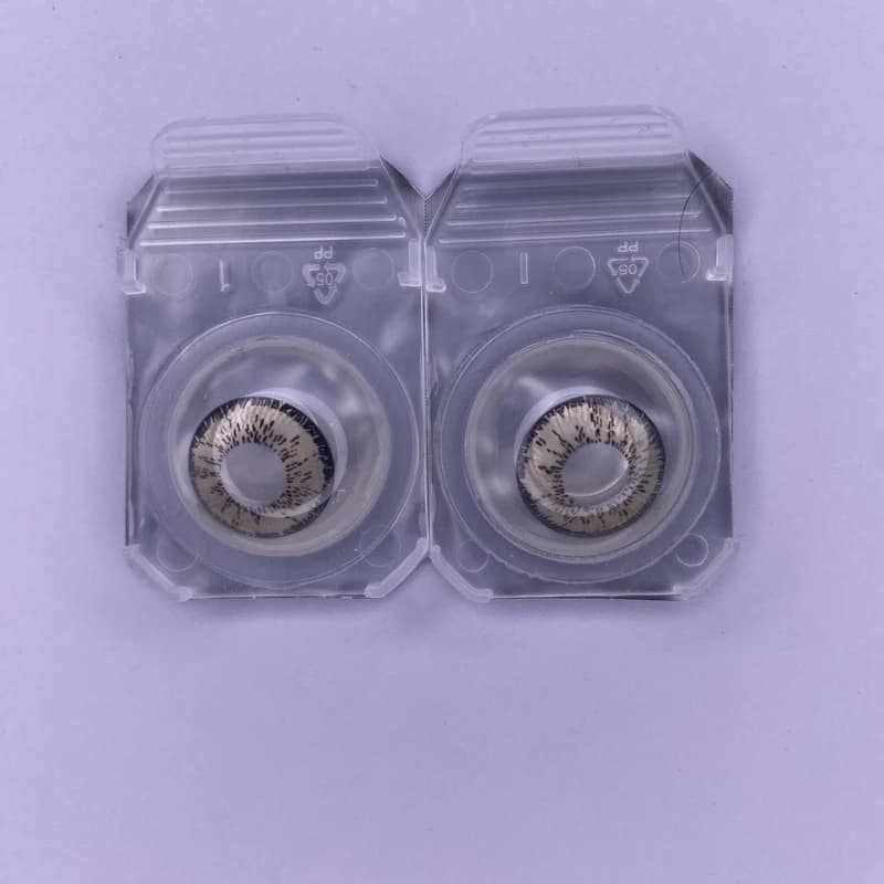 لنز رنگی چشم نیو ویژن پرو رنگ عسلی تیره دور دار (NEW VISION-PRO) مدل هازل2 (Hazel2)