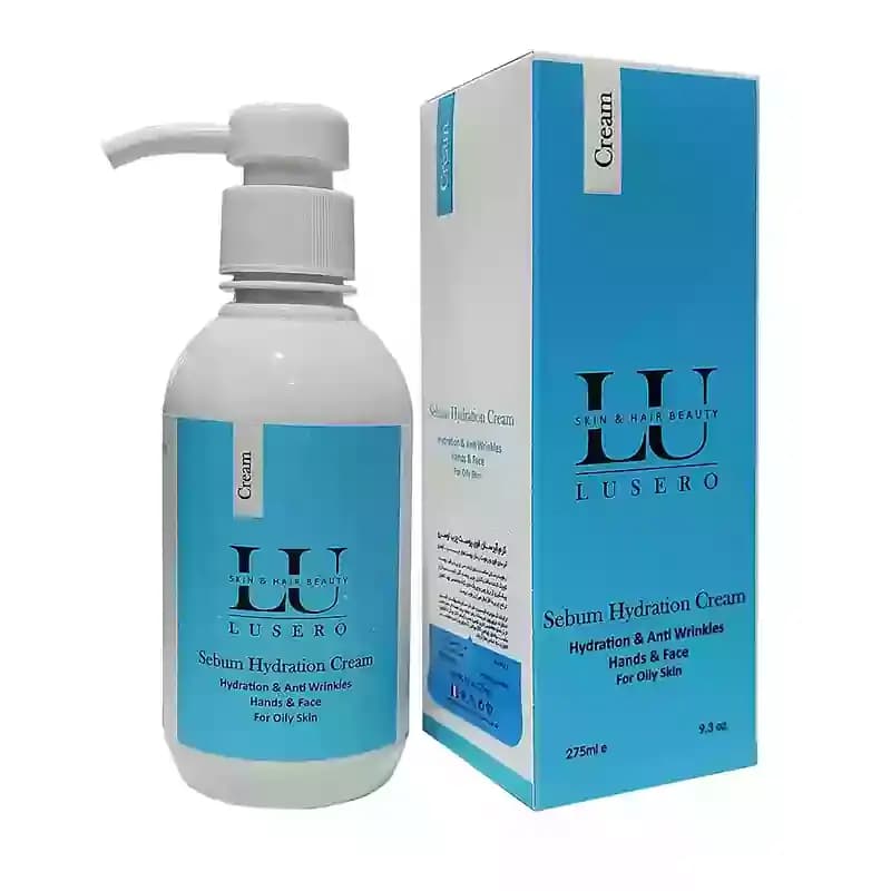 کرم آبرسان لوسرو مدل سبیوم (Sebum Hydrating Cream) مناسب پوست چرب حجم 275 میلی لیتر — تصویر ۲