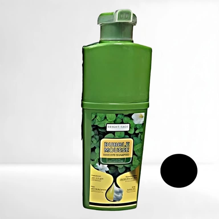 شامپو رنگ مو بابل موس مدل BRIGHT FACE رنگ مشکی اصلی