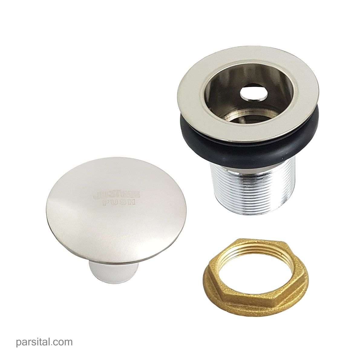 زیرآب اتومات جاستایم سرریز دار استیل مات C6242-CA-82 SW — تصویر ۳