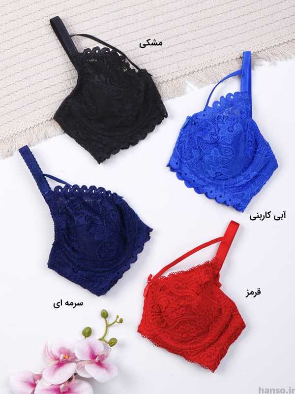 سوتین فنردار هارنس دار دانتل شادی Shadi کد 86 — تصویر ۴