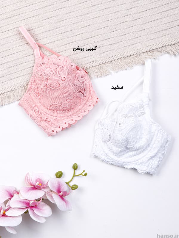 سوتین فنردار هارنس دار دانتل شادی Shadi کد 86 — تصویر ۳
