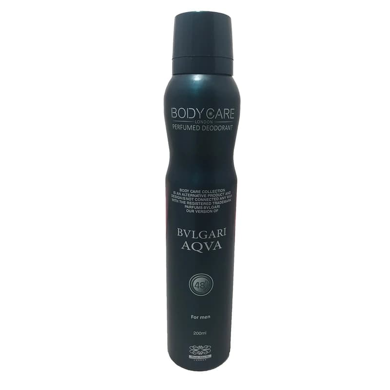 اسپری خوشبوکننده بدن مردانه مدل بولگاری آکوا بادی کر (Bvlgari Aqua Body Care) حجم 200 میلی لیتر