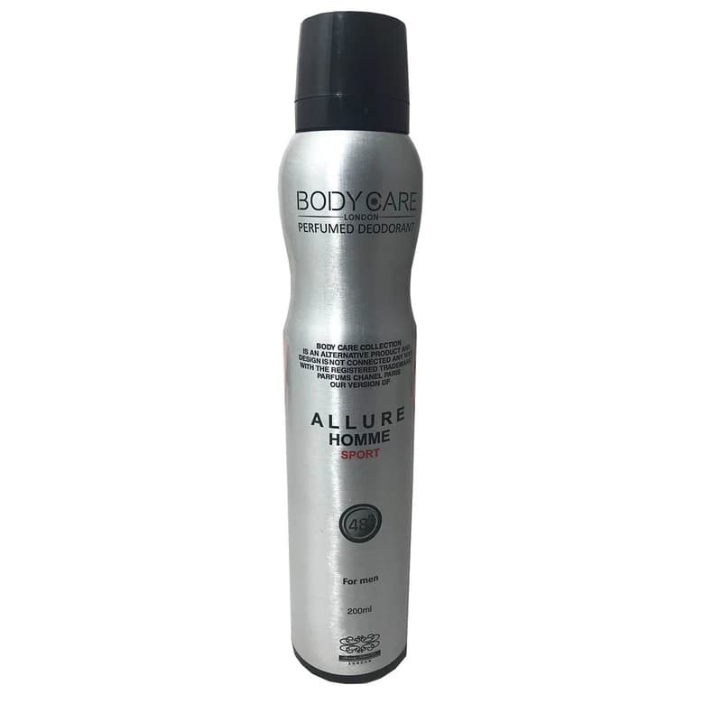 اسپری خوشبوکننده بدن مردانه مدل آلور هوم بادی کر (ALLURE HOMME Body Care) حجم 200 میلی لیتر