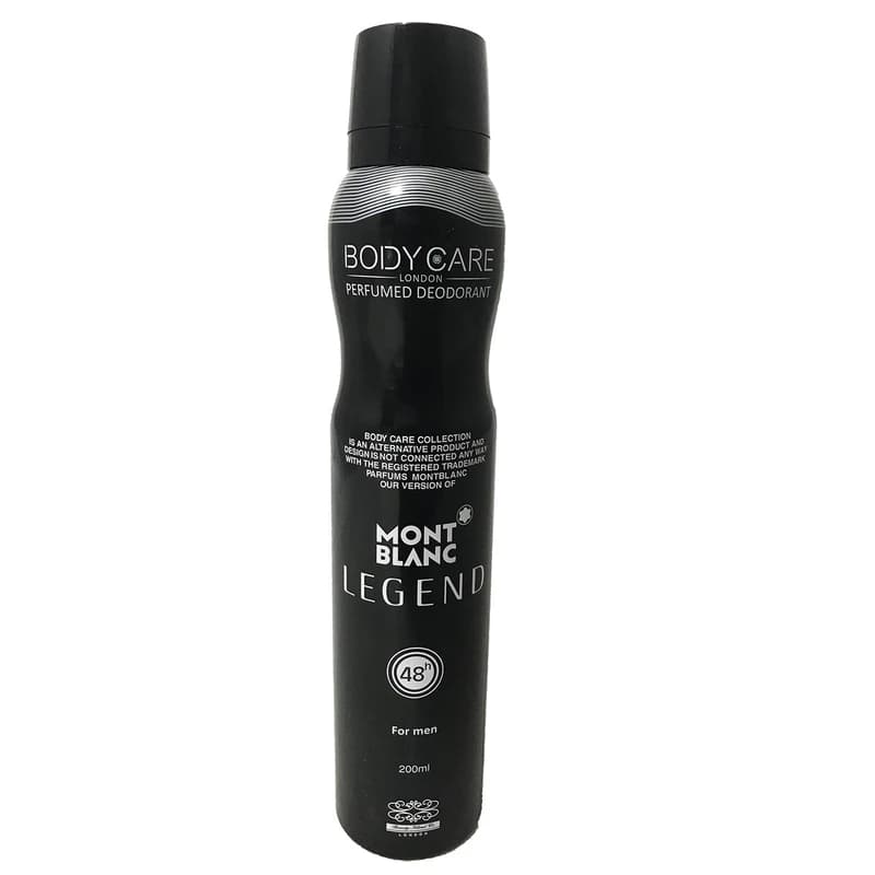 اسپری خوشبوکننده بدن مردانه مدل مونت لجند بادی کر (MONT LEGEND Body Care) حجم 200 میلی لیتر