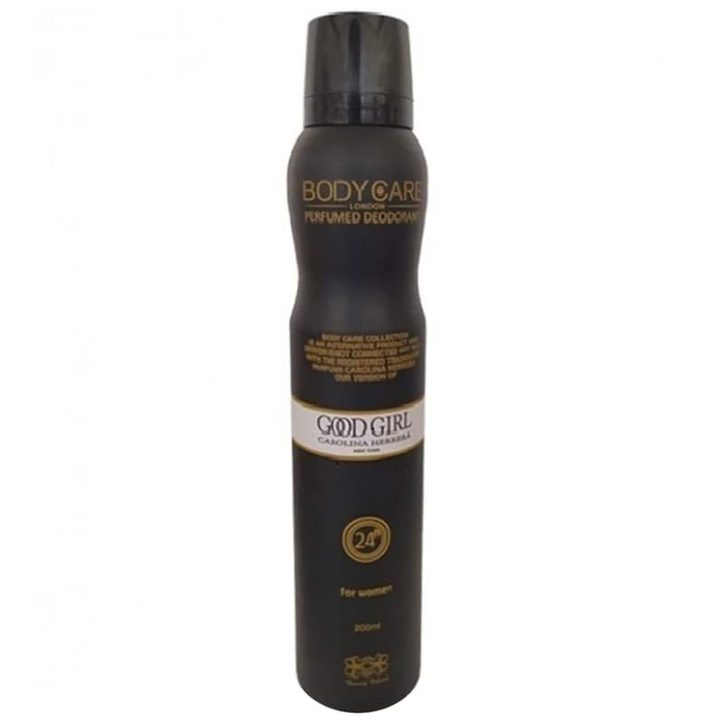 اسپری خوشبوکننده بدن زنانه مدل گودگرل (GOOD GIRL) بادی کر (BODY CARE) حجم 200 میلی لیتر