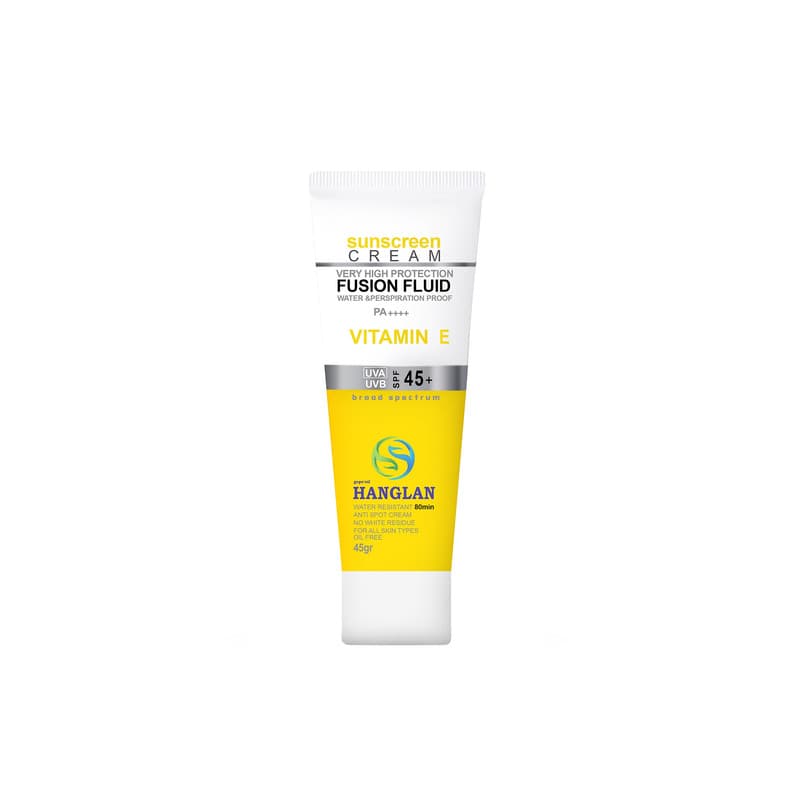 هانگلن ضد آفتاب spf 45 بی رنگ 45 گرمی