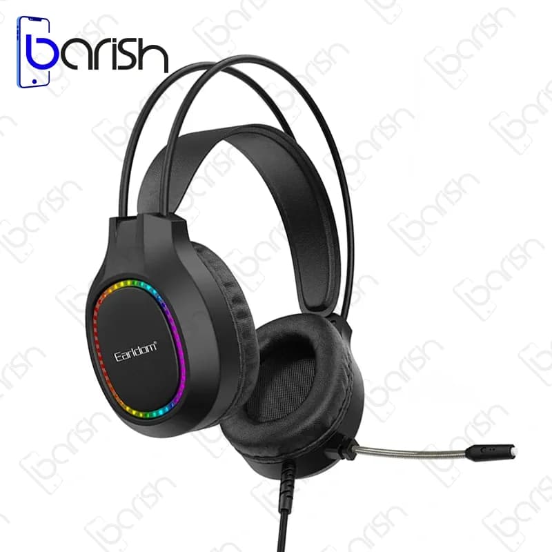 هدفون سیمی RGB گیمینگ EARLDOM مدل B03 — تصویر ۳