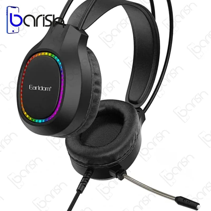 هدفون سیمی RGB گیمینگ EARLDOM مدل B03 — تصویر ۵