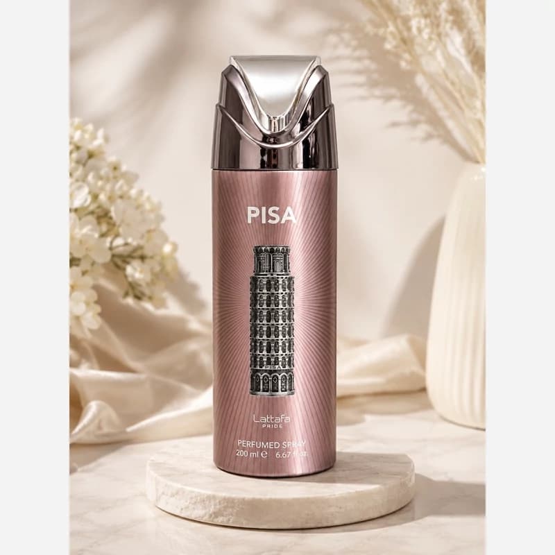 اسپری خوشبو کننده بدن شرکت لطافه پیسا pisa اورجینال 200میل