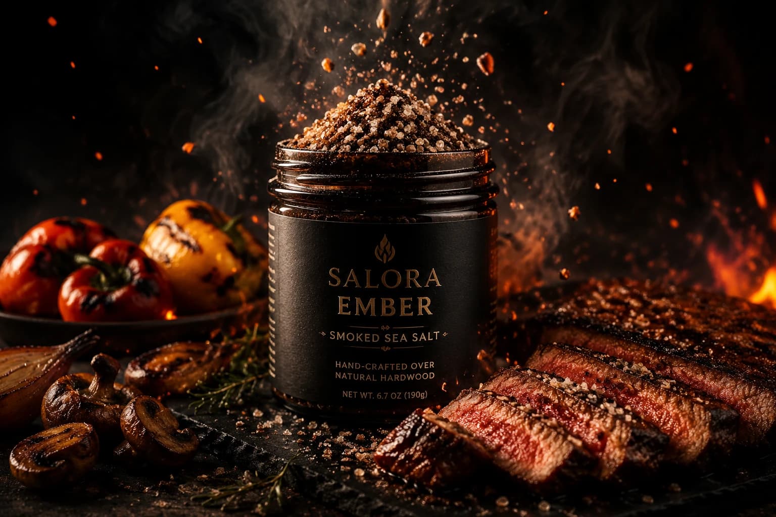 نمک طعم دهنده دودی Salora Ember ویژه سارینا ماسالا — تصویر ۴