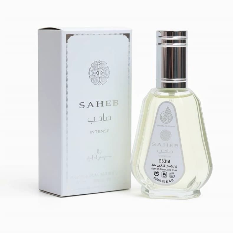 عطر ادکلن صاحب اینتنس (سفید) برند ارض الزعفران 50 میل