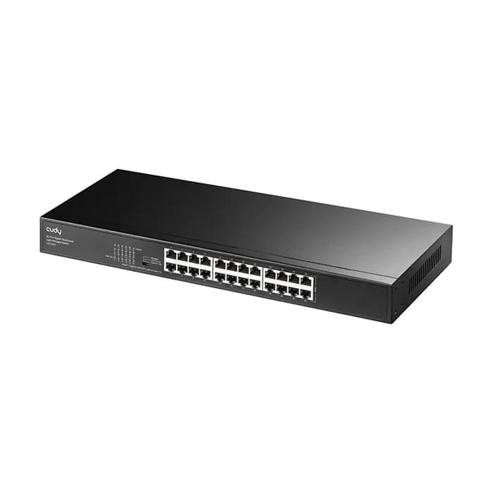 سوئیچ 24 پورت گیگابیتی و رکمونت کودی مدل GS1024E — تصویر ۲
