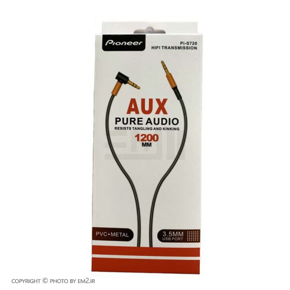 کابل AUX پایونر مدل PI-S720 فلزی