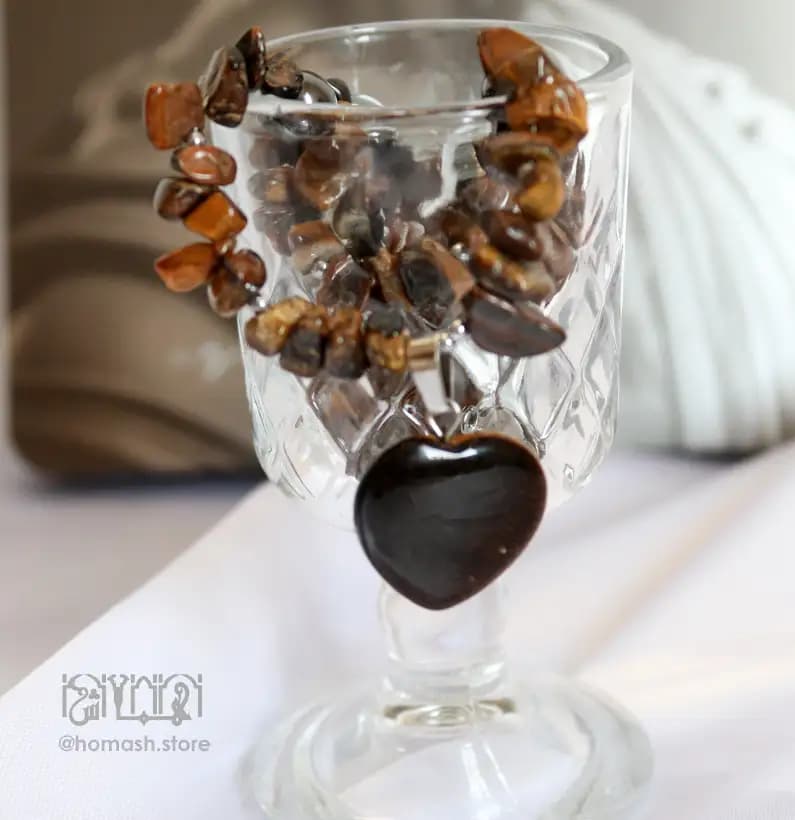 گردنبند و گوشواره چشم ببر کد 229 — تصویر ۳