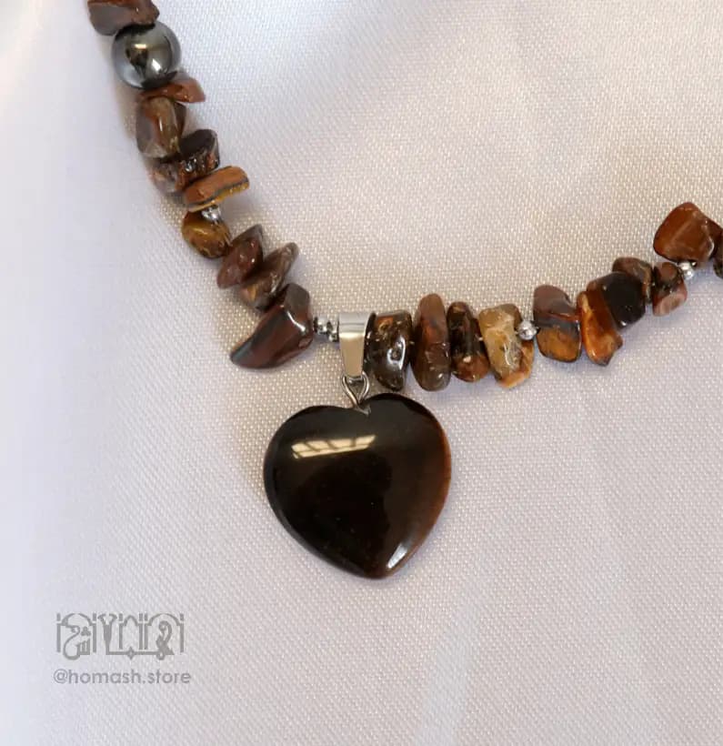 گردنبند و گوشواره چشم ببر کد 229 — تصویر ۴