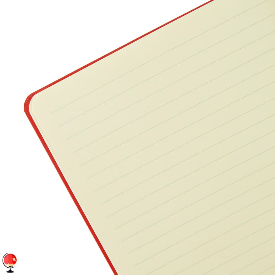 دفتر یوروپن مدل Hard Cover Medium رنگ قرمز — تصویر ۵