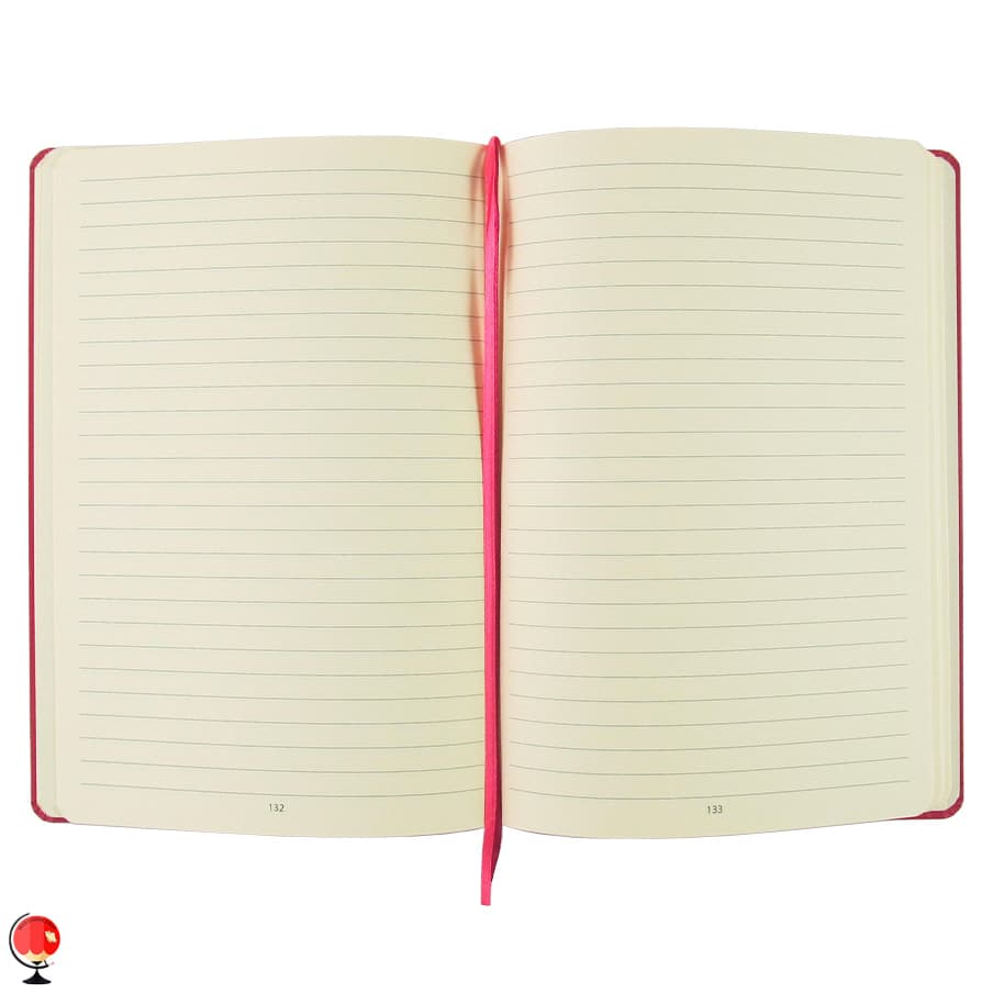 دفتر یوروپن مدل Hard Cover Medium رنگ صورتی — تصویر ۸