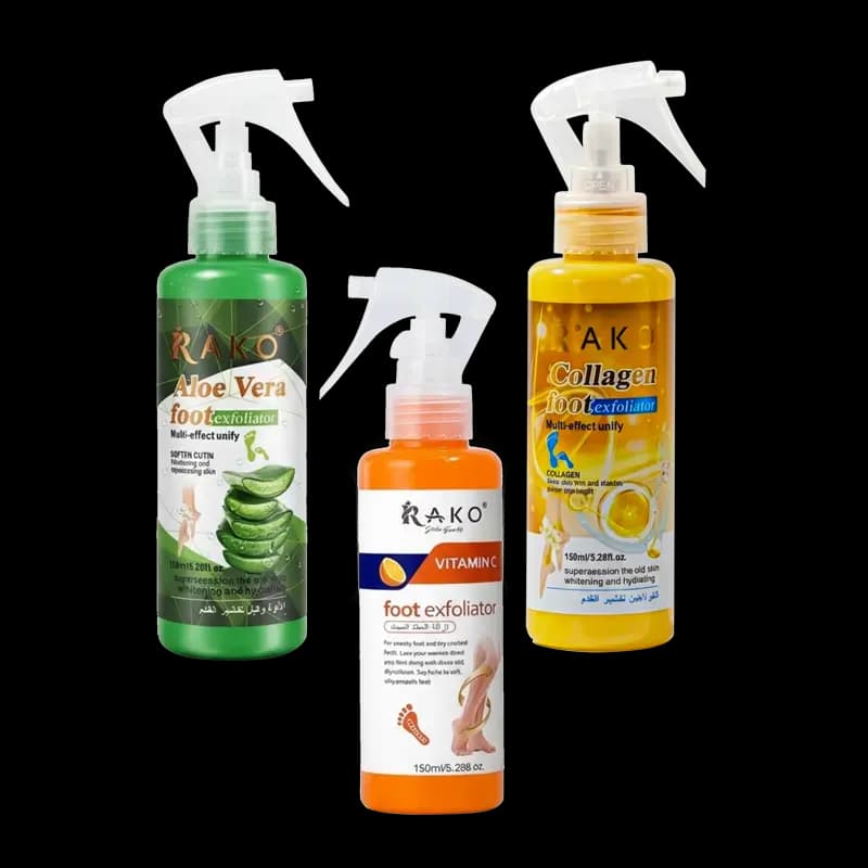 اسپری رفع ترک و پینه پا راکو (RAKO) مدل لایه‌بردار فوری (کف‌سابی خانگی) حجم 150 میل — تصویر ۵