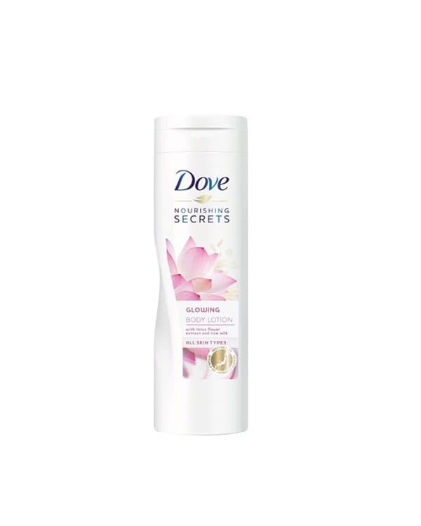 لوسیون براق کننده بدن داو – Dove مدل Glowing حجم 400 میل
