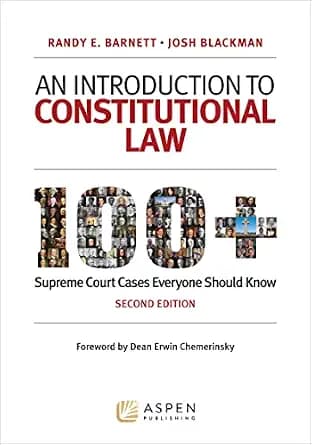 و دانلود نسخه کامل کتاب زبان اصلی An Introduction to Constitutional Law: 100 Supreme Court Cases Everyone Should Know PDF | دانلود کتاب خارجی